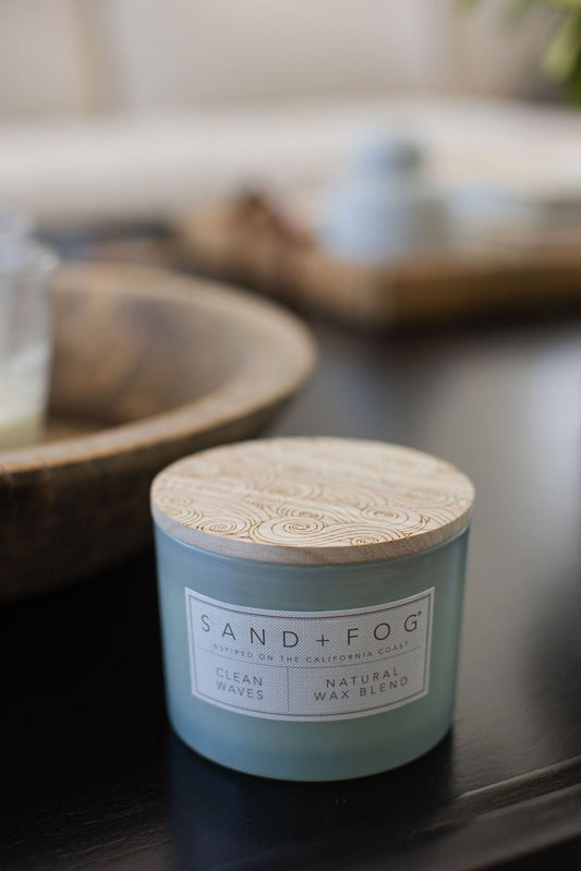 Clean Waves 12 oz scented candle