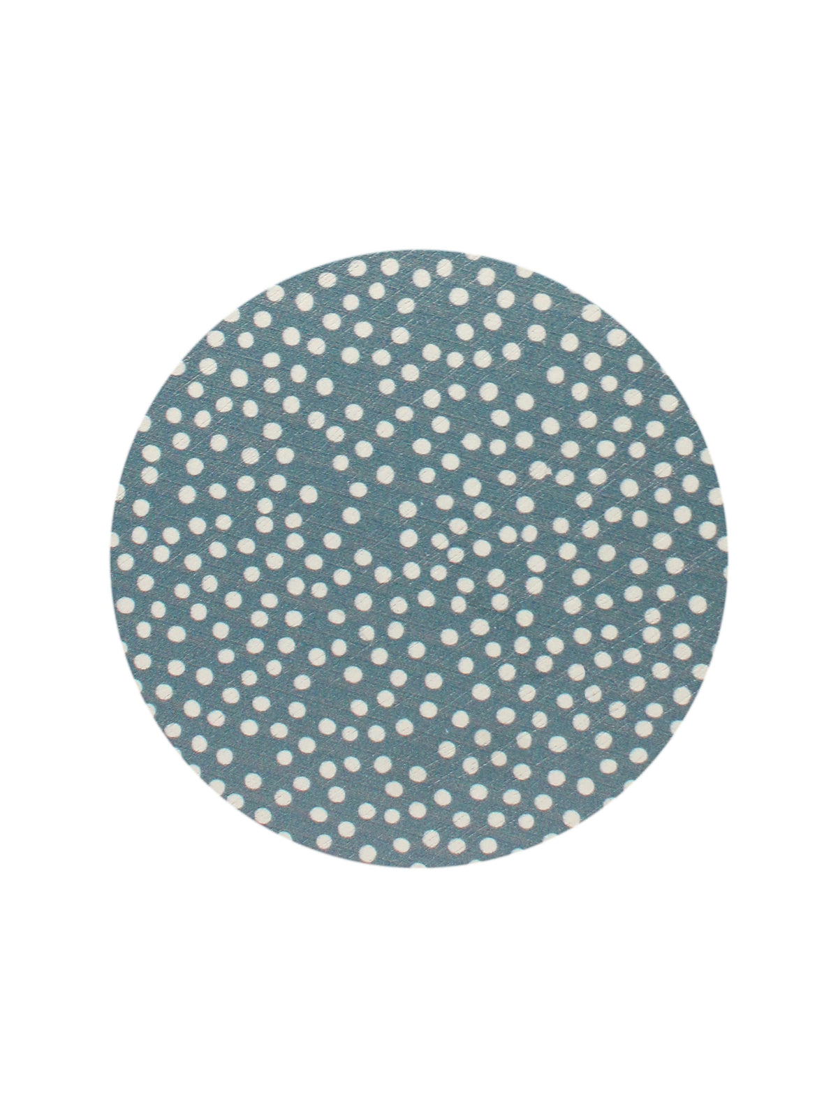 Midnight Blue Citrus 12 oz scented candle Blueish Gray vessel with Painted Dot lid