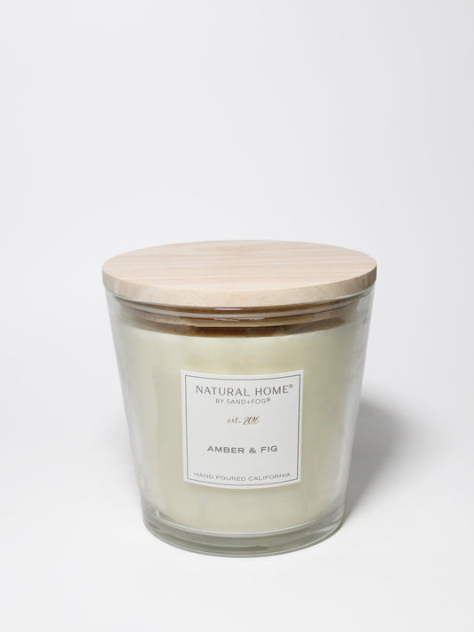 Amber & Fig Natural Home 31 oz scented candle
