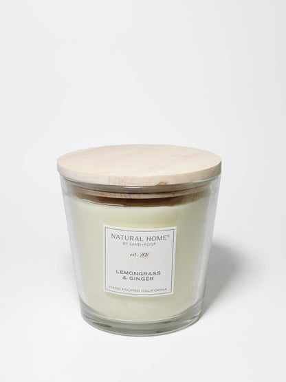 Lemongrass & Ginger Natural Home 31 oz scented candle