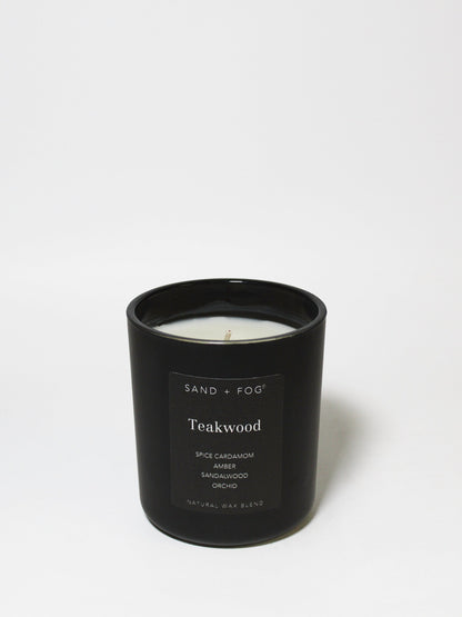 Teakwood 10 oz scented candle