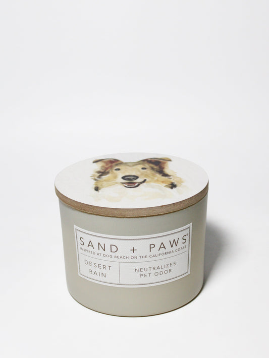 Sand + Paws Desert Rain 12 oz scented candle