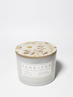 White Vanilla 12 oz scented candle