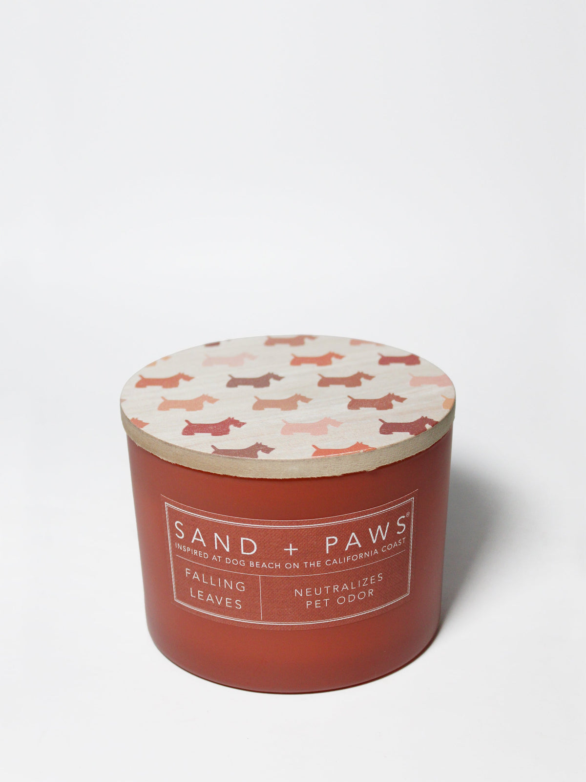 Sand + Paws Falling Leaves 12 oz scented candle