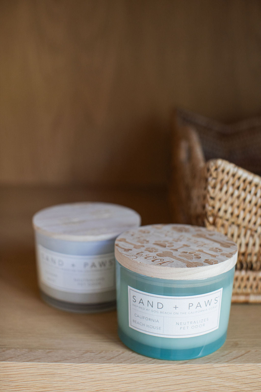 Sand + Paws California Beach House 12 oz scented candle