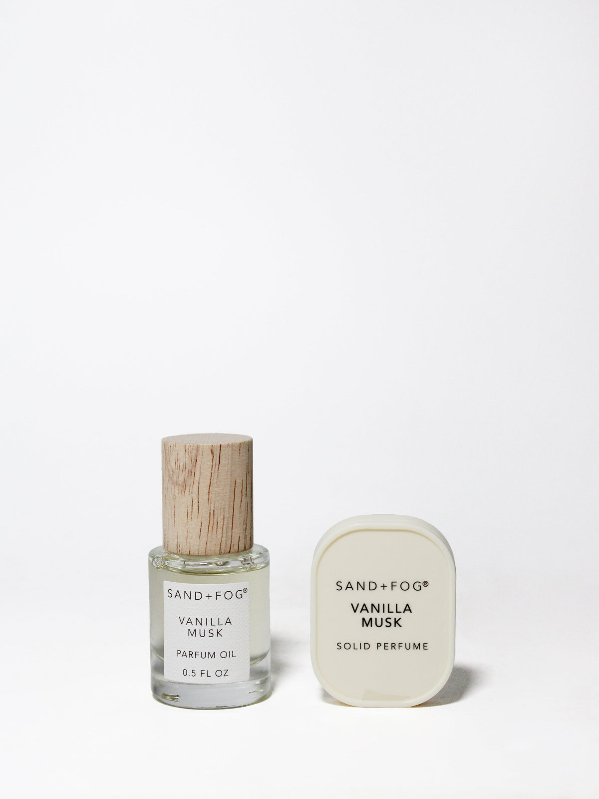 Perfume Oil Rollerball and Solid Perfume Set - Vanilla Musk