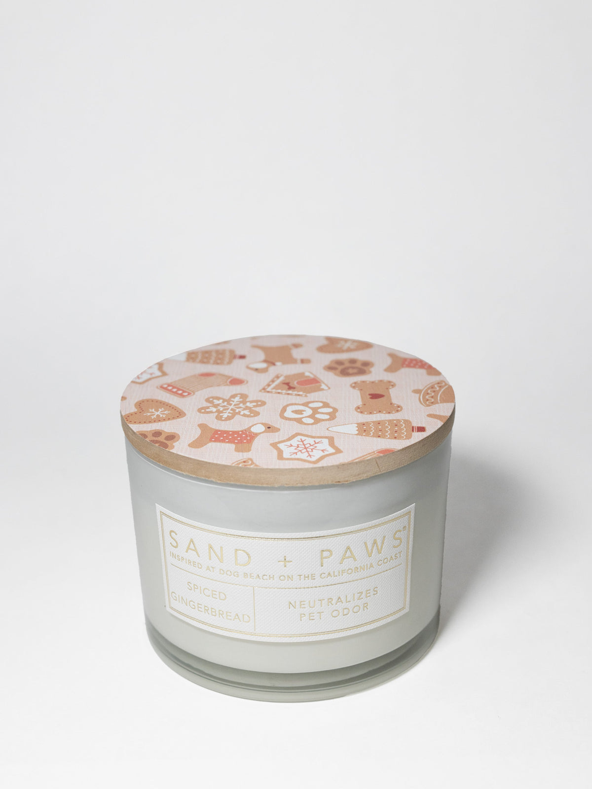 Sand + Paws Spiced Gingerbread 12 oz scented candle