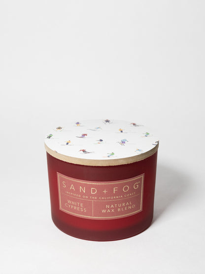 White Cypress 12 oz scented candle